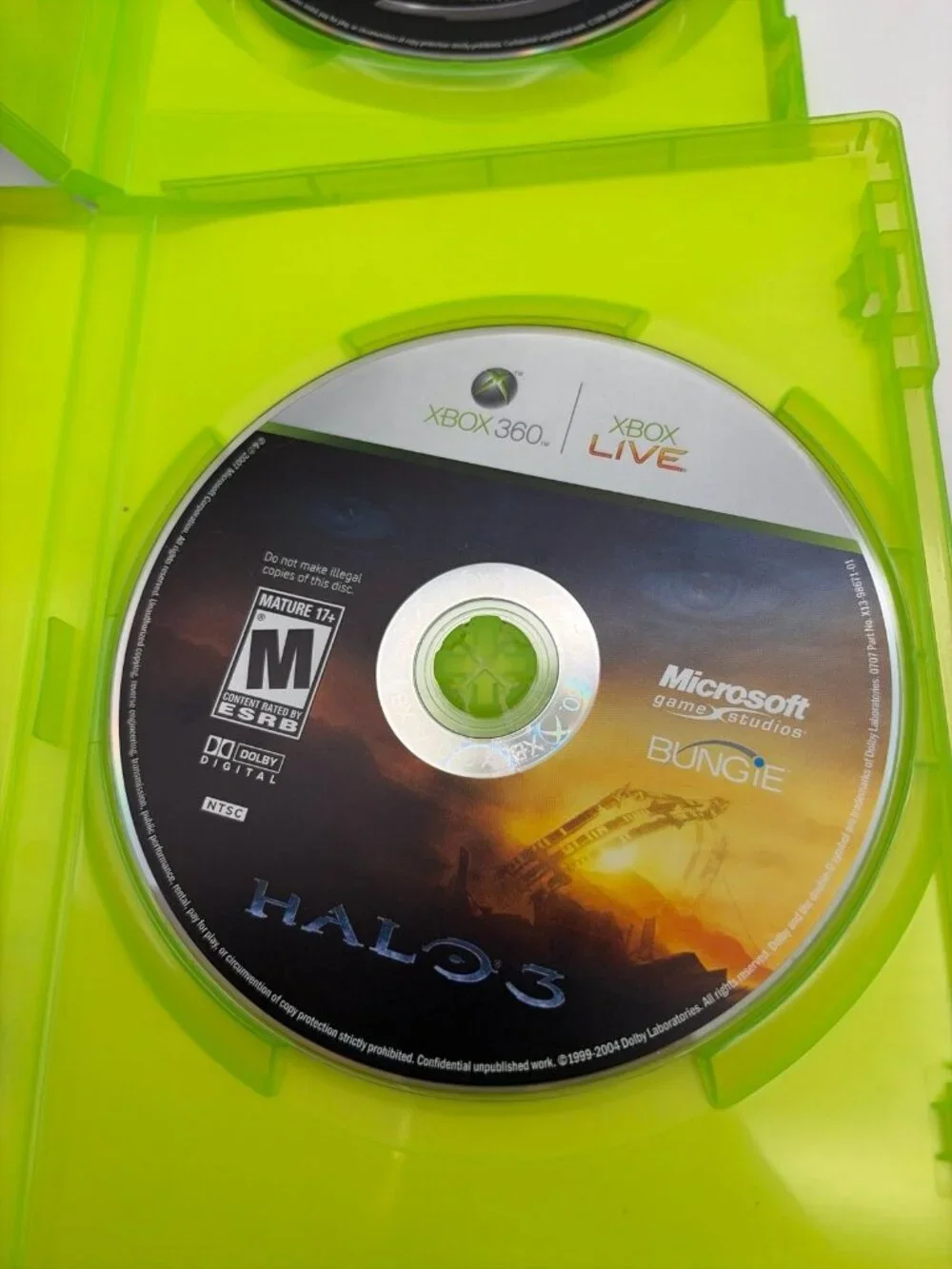 Halo Bundle of 3 Games Microsoft Xbox 360 Tested Working
